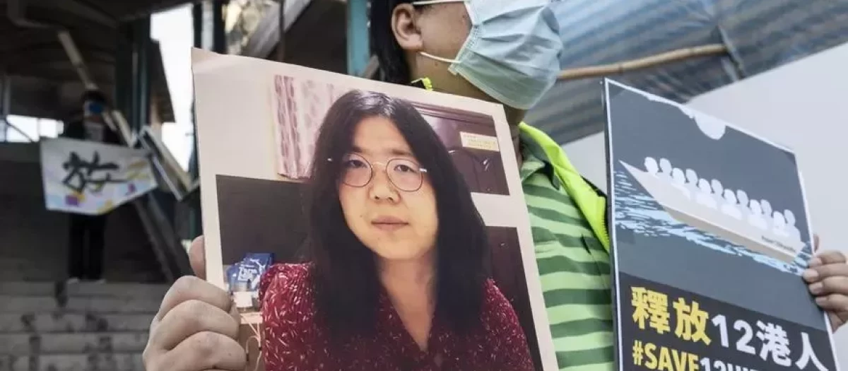 La periodista china Zhang Zhan