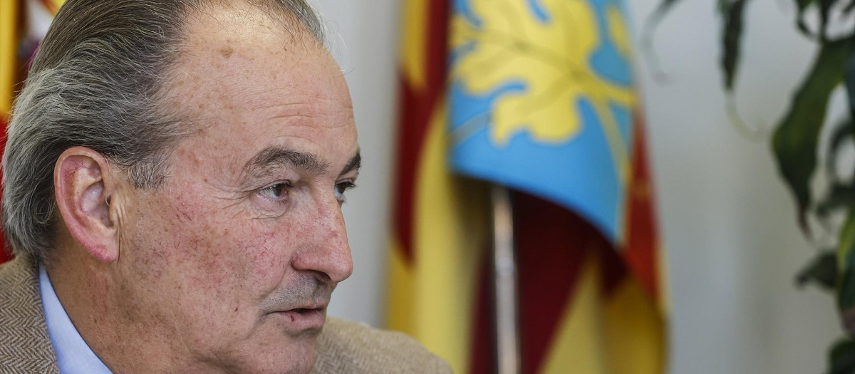 El consejero de  Agricultura, Ganadería, Pesca y Alimentación de la Comunidad Valenciana, José Luis Aguirre