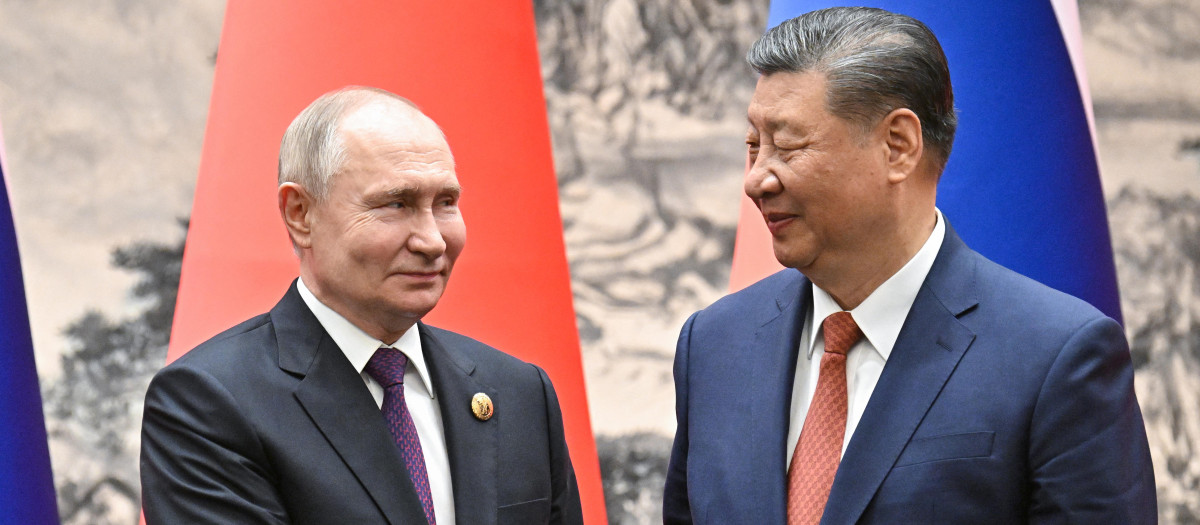 El presidente de Rusia, Vladimir Putin, y el presidente de China, Xi Jinping