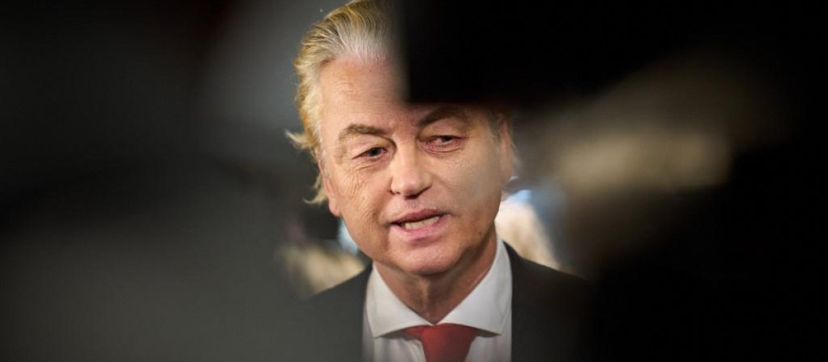 El futuro primer ministro de Países Bajos, Geert Wilders