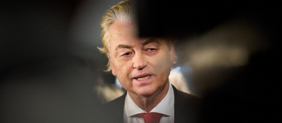 El futuro primer ministro de Países Bajos, Geert Wilders