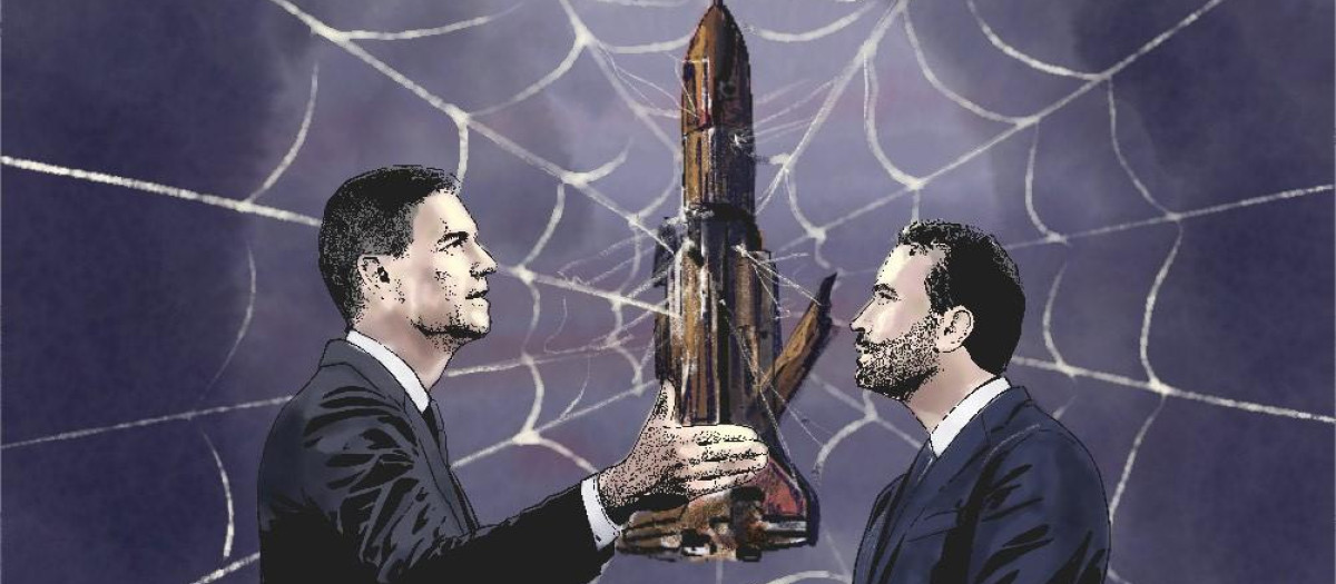 El presidente del Gobierno, Pedro Sánchez, y el ministro de Economía, Carlos Cuerpo, piensan que vamos como un cohete.