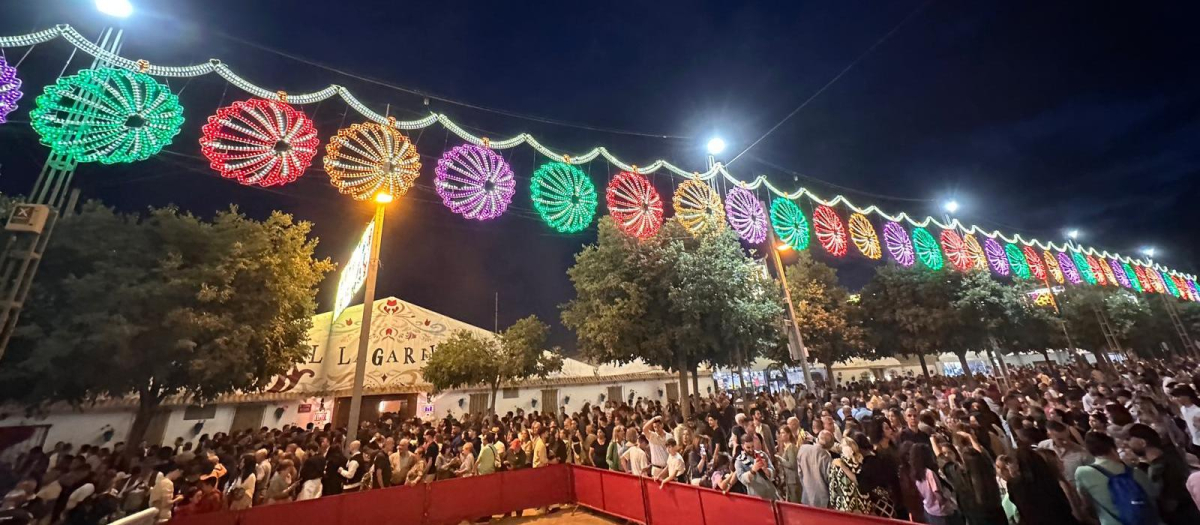 La inauguración del alumbrado de la Feria 2024