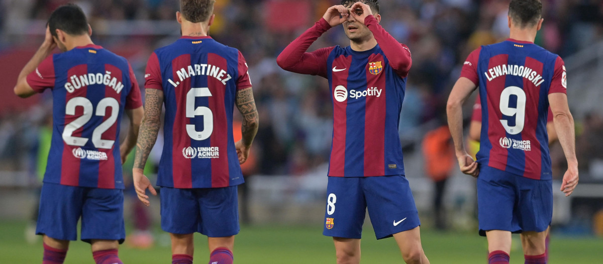 El Barcelona ganó con contundencia al Rayo en Montjuic