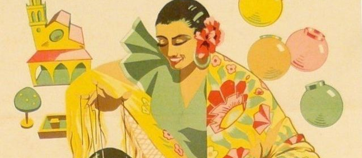 Cartel de la Feria celebrada en los llanos de Vista Alegre
