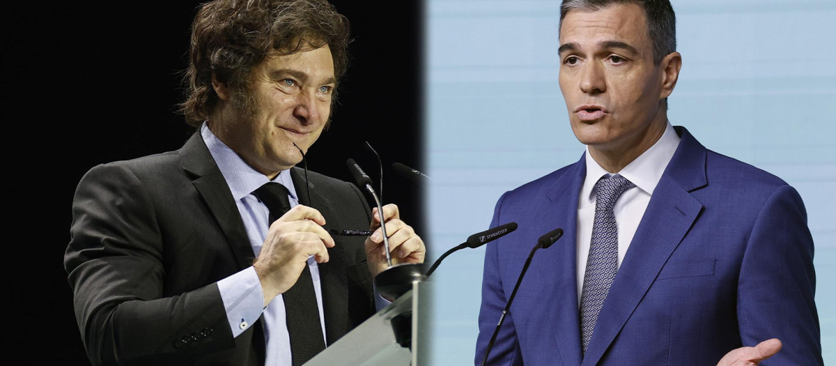 Los ataques y desplantes del Gobierno de Sánchez a Milei desde incluso antes de que llegara al poder