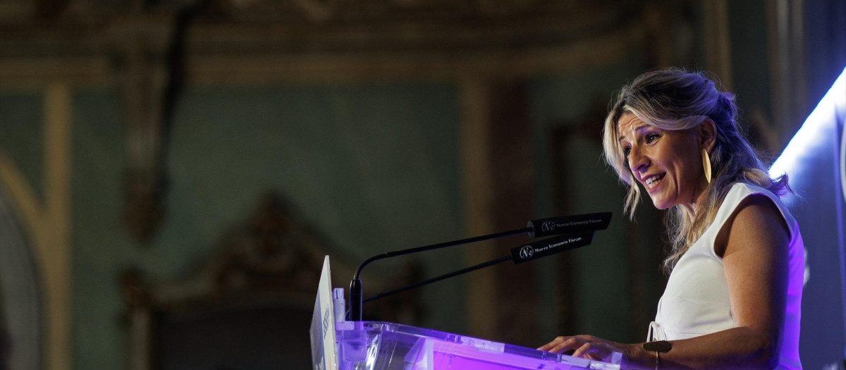 La vicepresidenta segunda del Gobierno, Yolanda Díaz.