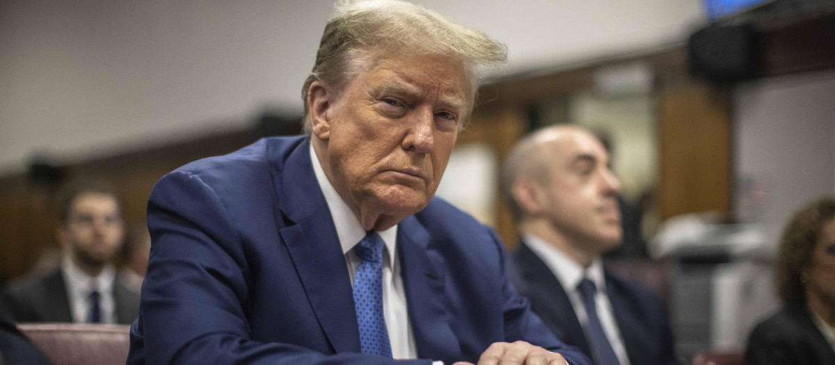 El expresidente estadounidense y candidato presidencial republicano, Donald Trump