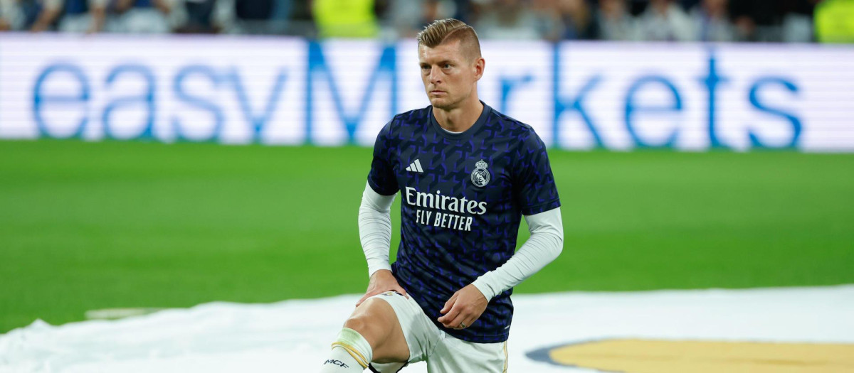 Kroos en un partido de esta temporada