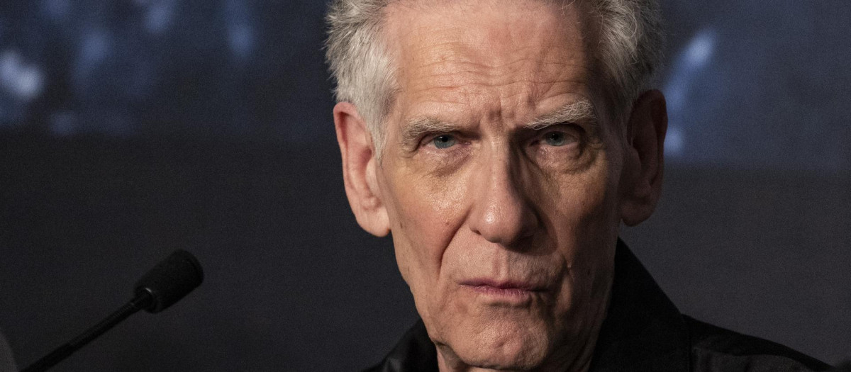 David Cronenberg, durante su rueda de prensa en Cannes