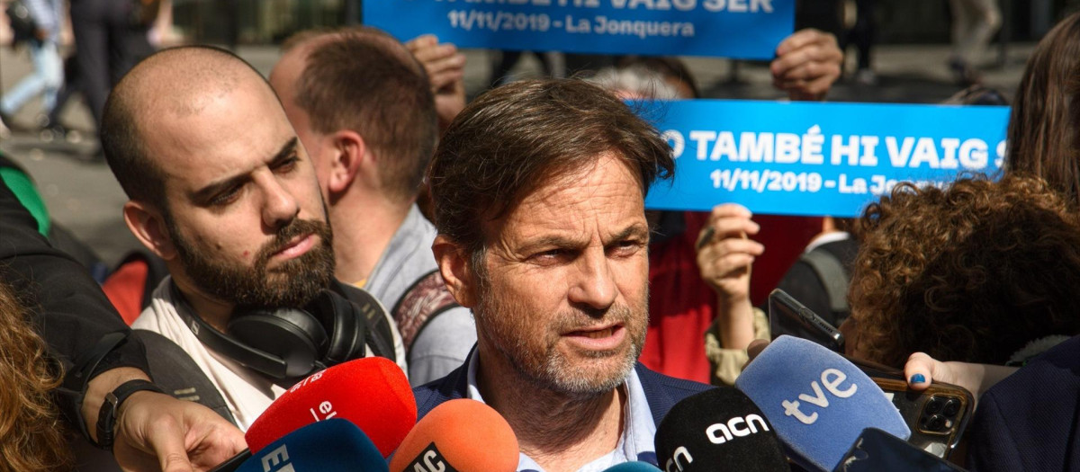 El candidato a las elecciones europeas de Comuns Sumar, Jaume Asens.