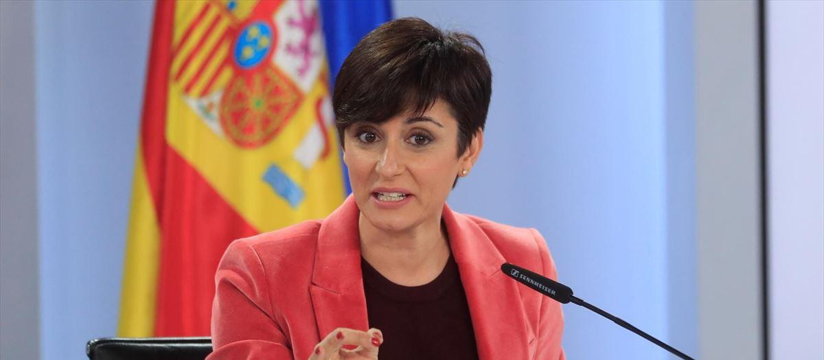 La ministra de Vivienda, Isabel Rodríguez