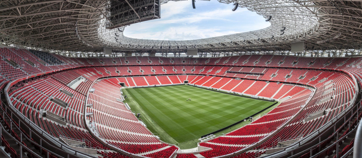 La UEFA anunció este miércoles que el estadio húngaro acogerá en 2026 la final masculina de la Liga de Campeones,