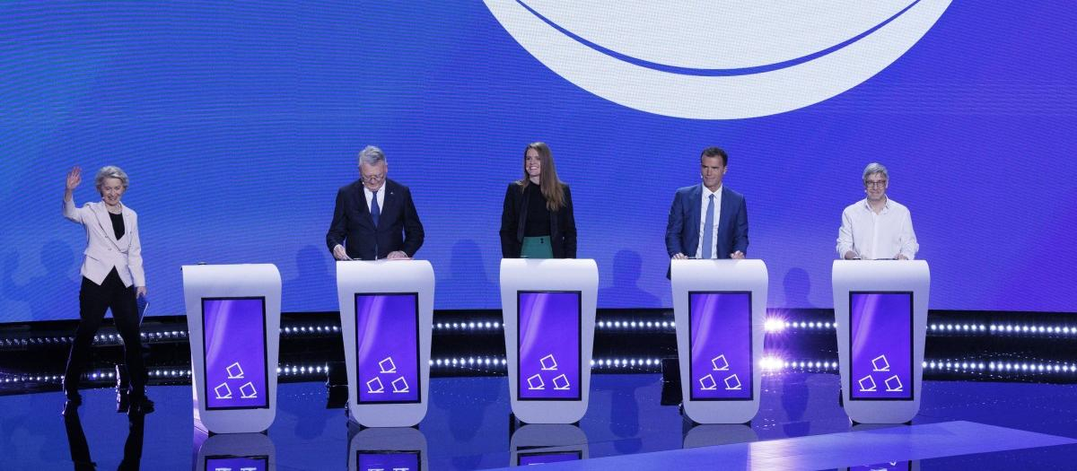 Debate de Eurovisión, con los candidatos a presidir la Comisión Europea