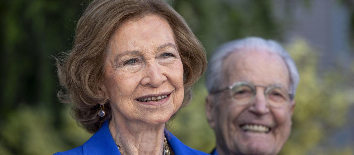 La Reina Sofía, este jueves en la Fundación Ramón Areces