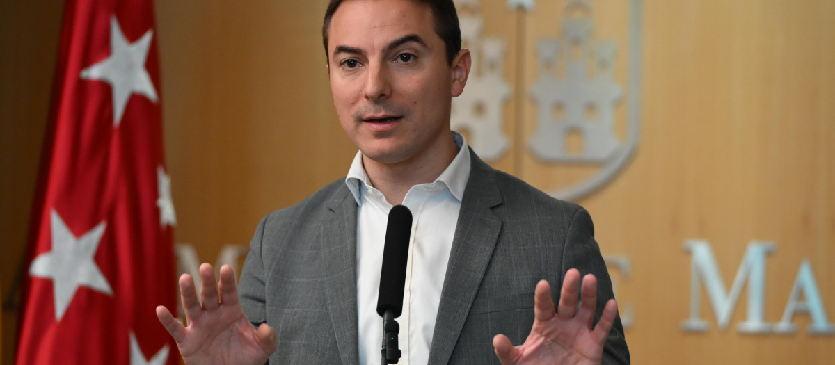 El portavoz socialista en la Asamblea de Madrid, Juan Lobato