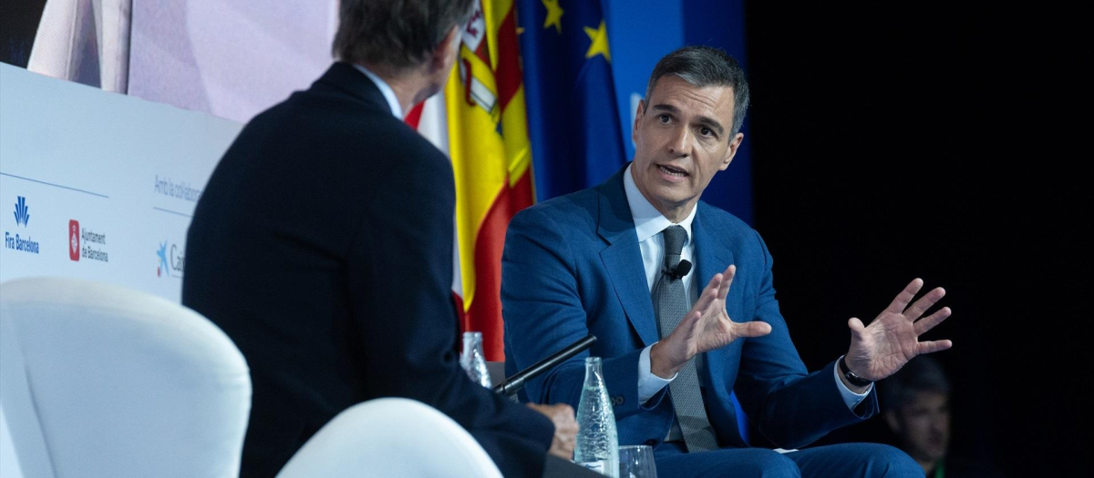 El presidente del Gobierno, Pedro Sánchez, interviene en la 39ª Reunión Anual del Cercle d'Economia en Barcelona