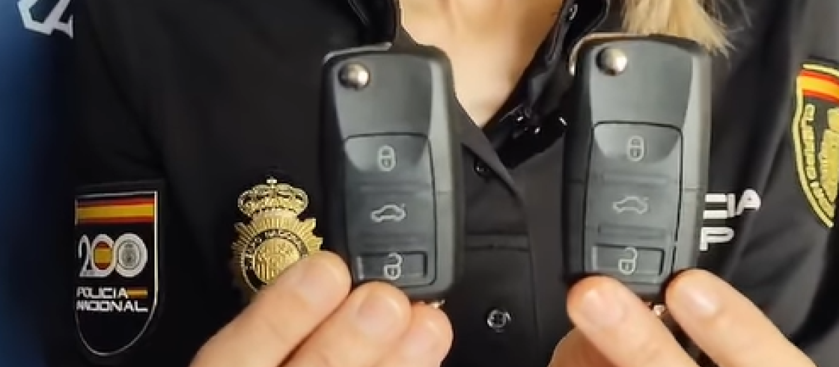 Imagen de redes sociales en las que la Policía avisa del problema