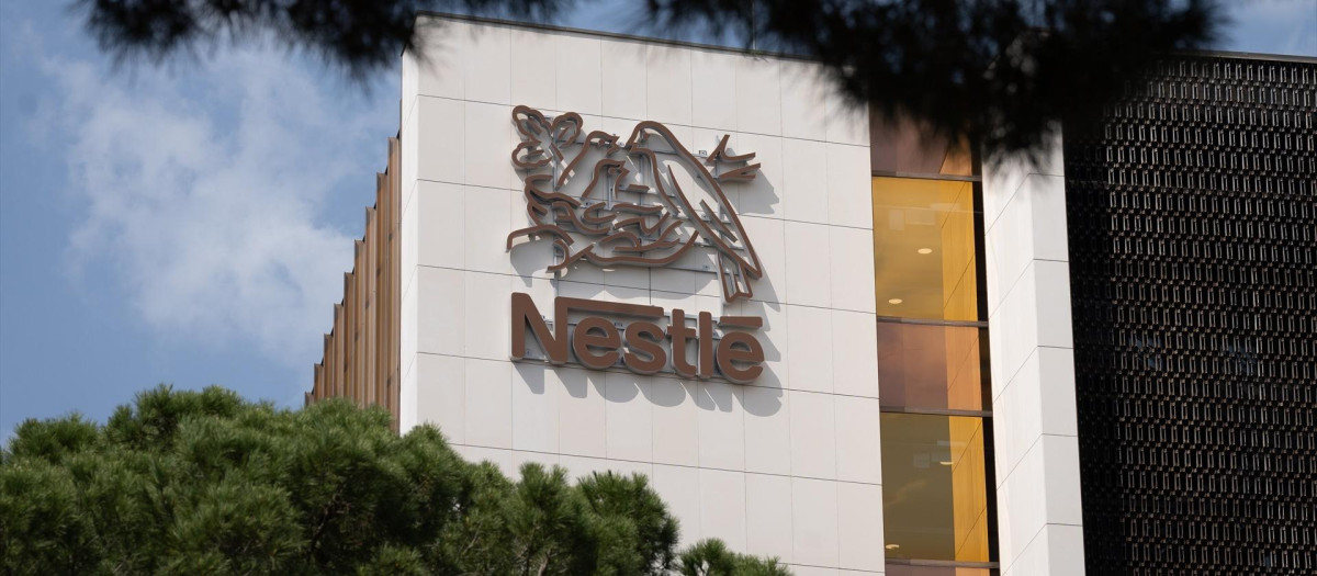 Fachada de la sede de Nestlé España, en Esplugues de Llobregat