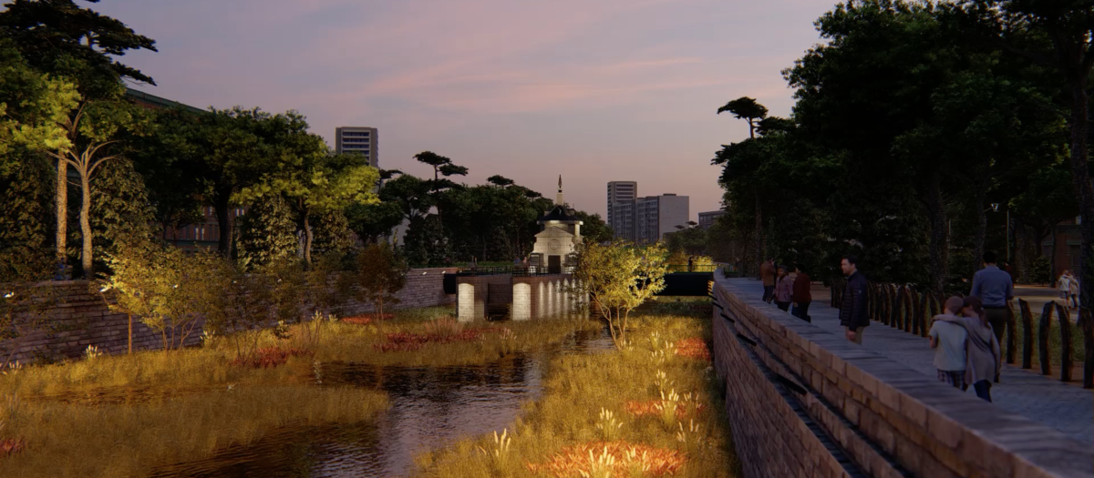 Iluminación Madrid Río