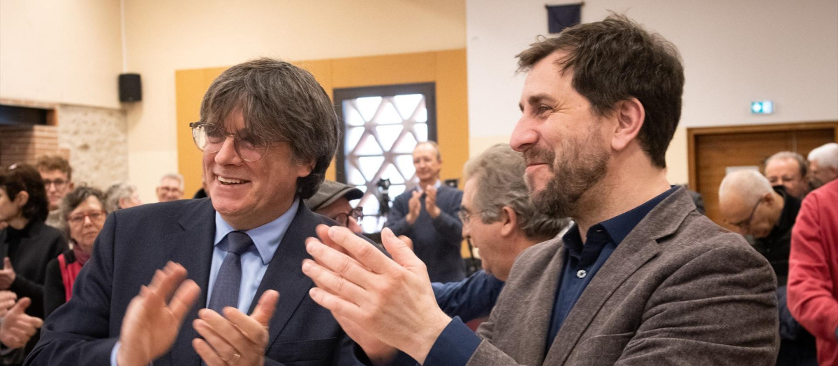 Carles Puigdemont y Toni Comín, en una imagen de archivo