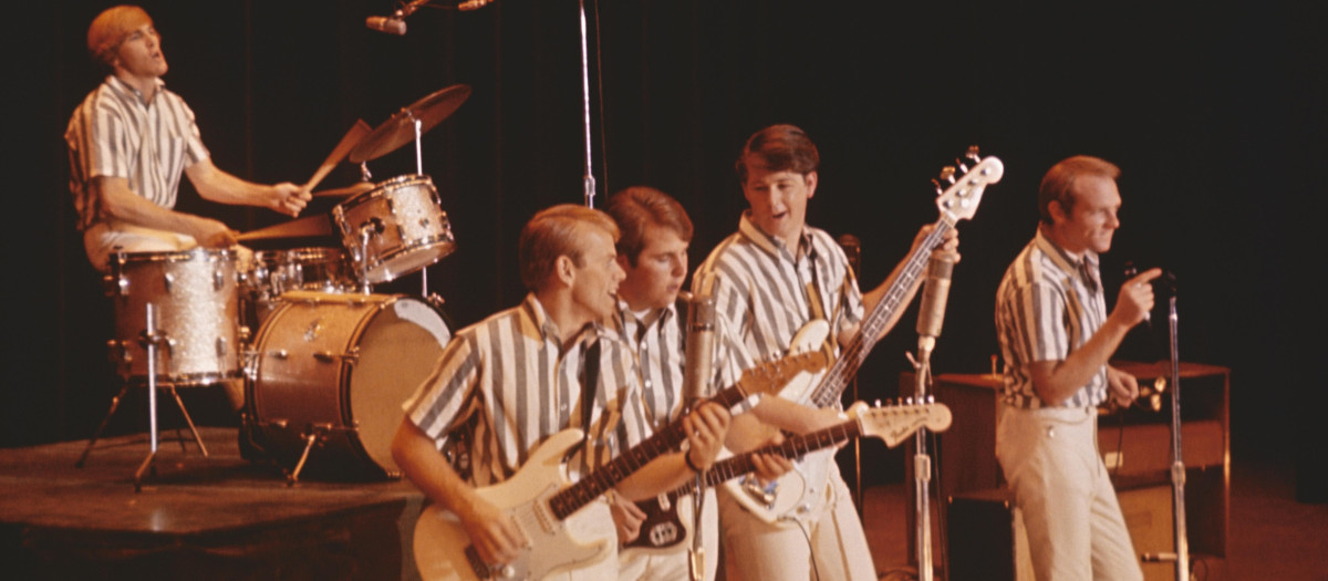 The Beach Boys, en un concierto en California en 1964