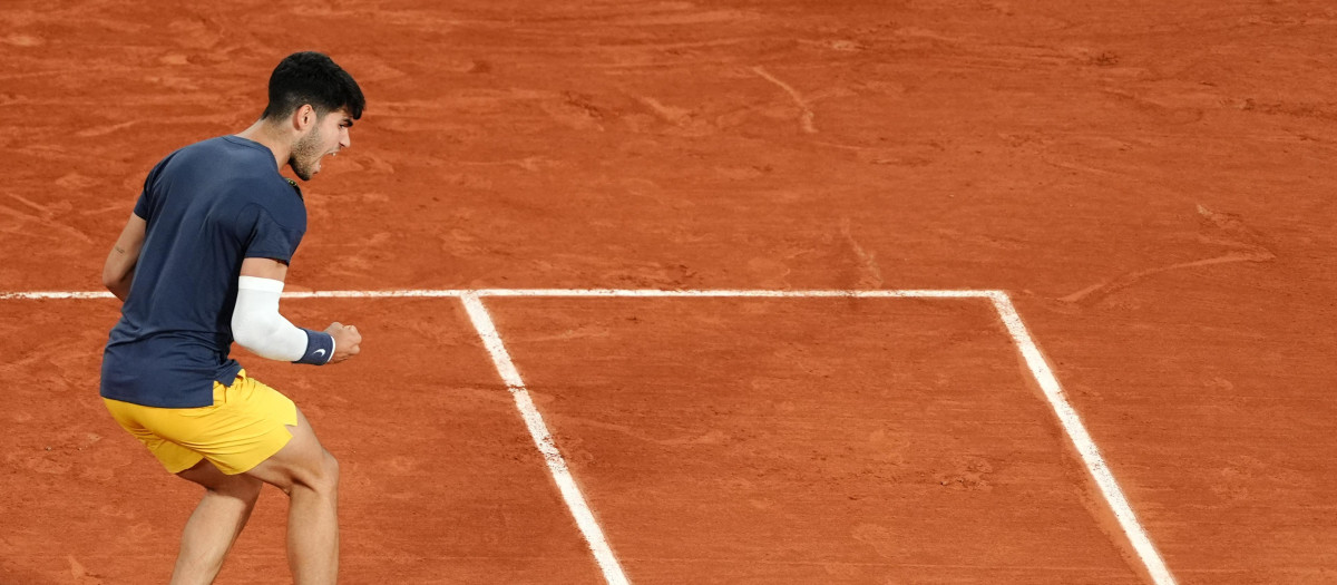 Alcaraz ha vencido su segundo partido en Roland Garros