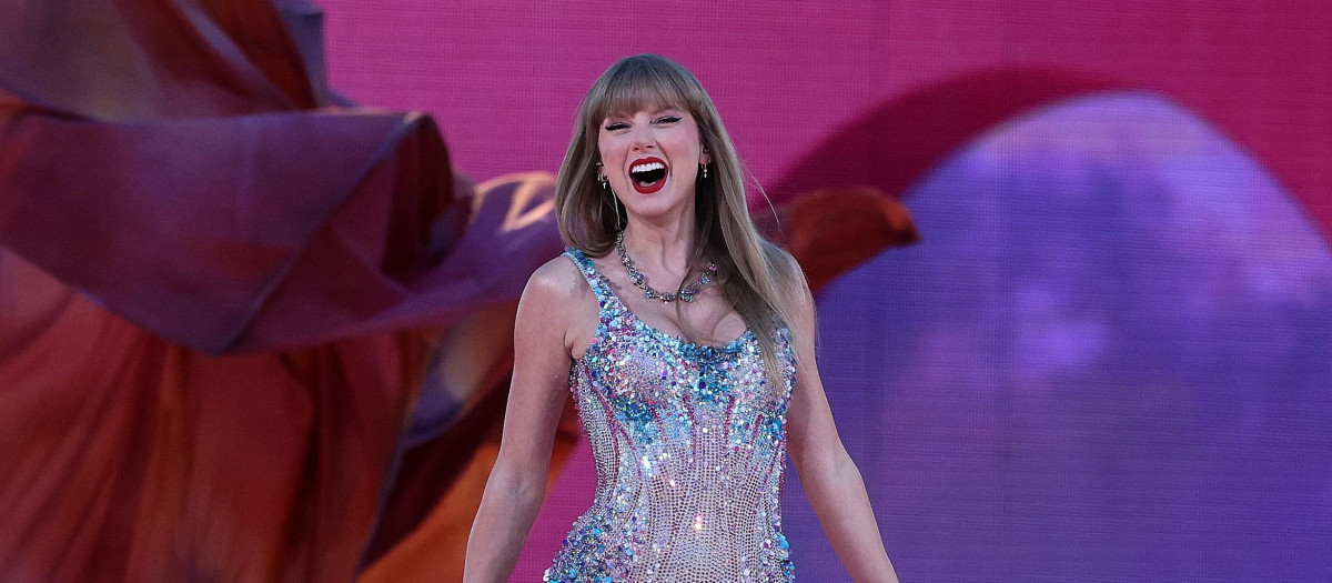 Taylor Swift, durante uno de los conciertos de la gira 'The eras tour'