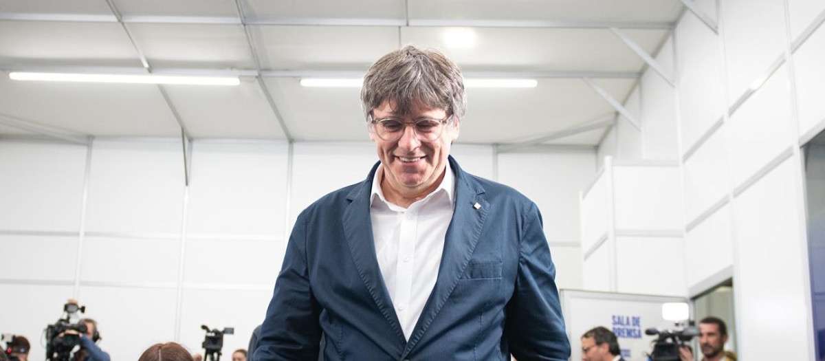 El expresidente de la Generalitat, Carles Puigdemont.