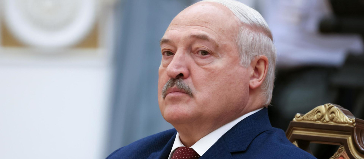 El presidente de Bielorrusia, Alexander Lukashenko, en Minsk