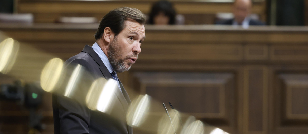 El ministro de Transportes y Movilidad Sostenible, Óscar Puente