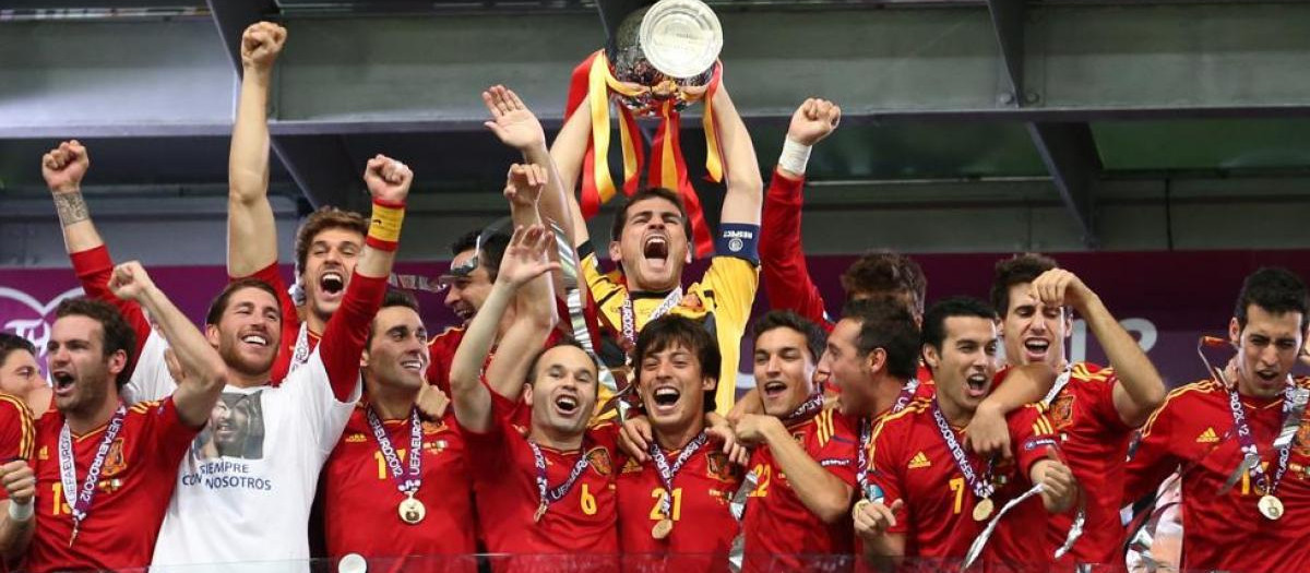España levantó su tercera y última Eurocopa en 2012