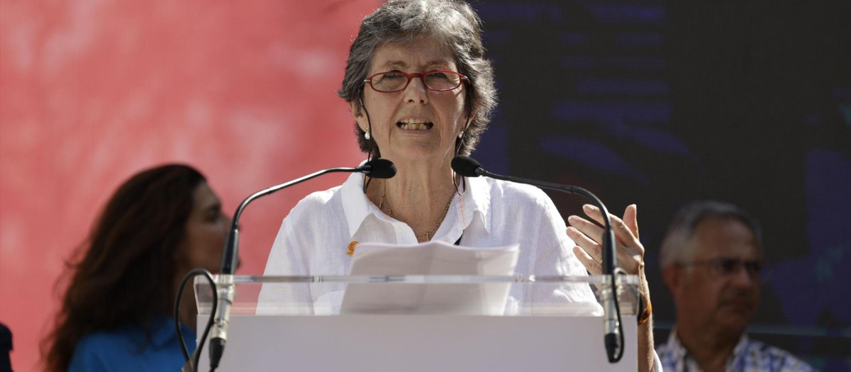 La presidenta de la Societat Civil Catalana, Elda Mata