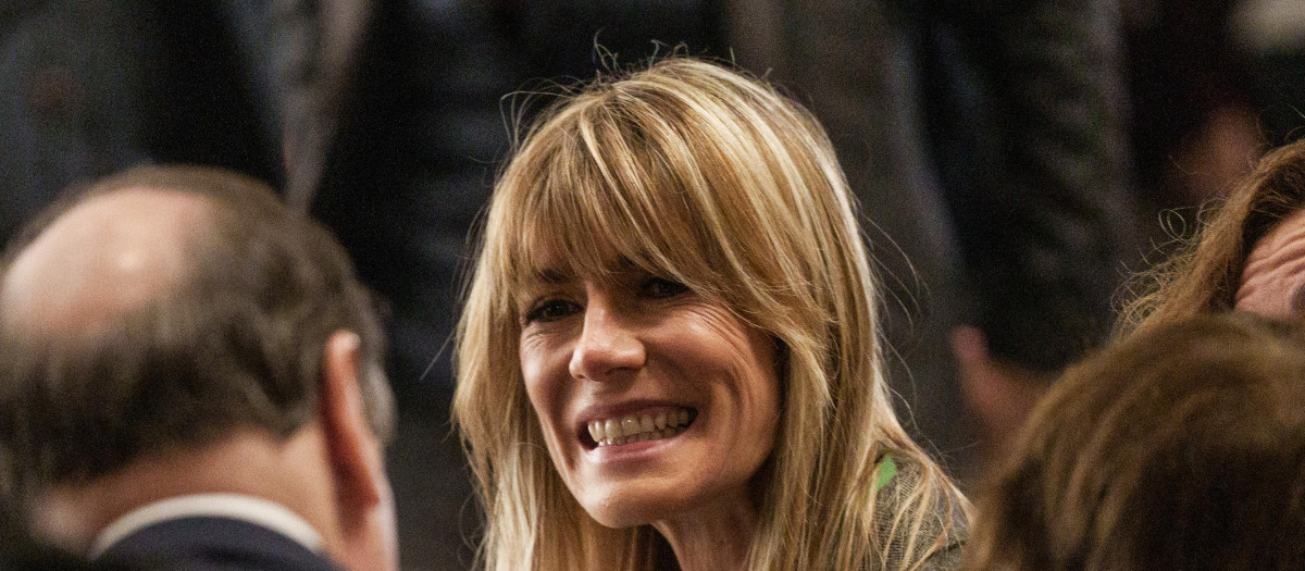 Begoña Gomez during book premiere "Tierra Firme" in Madrid on Monday 11 December 2023