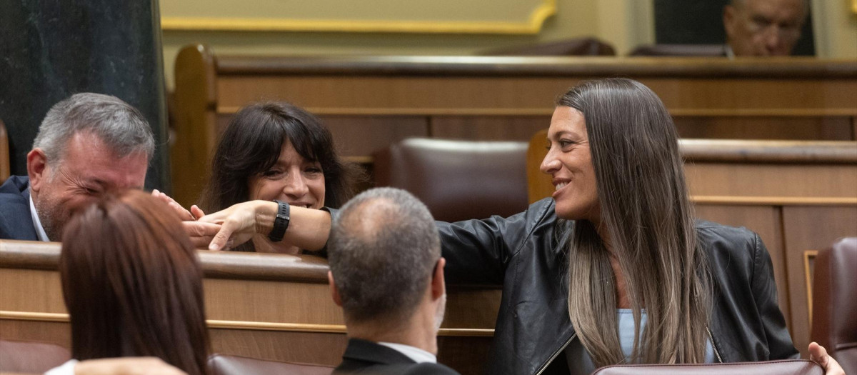 La portavoz de Junts en el Congreso, Miriam Nogueras