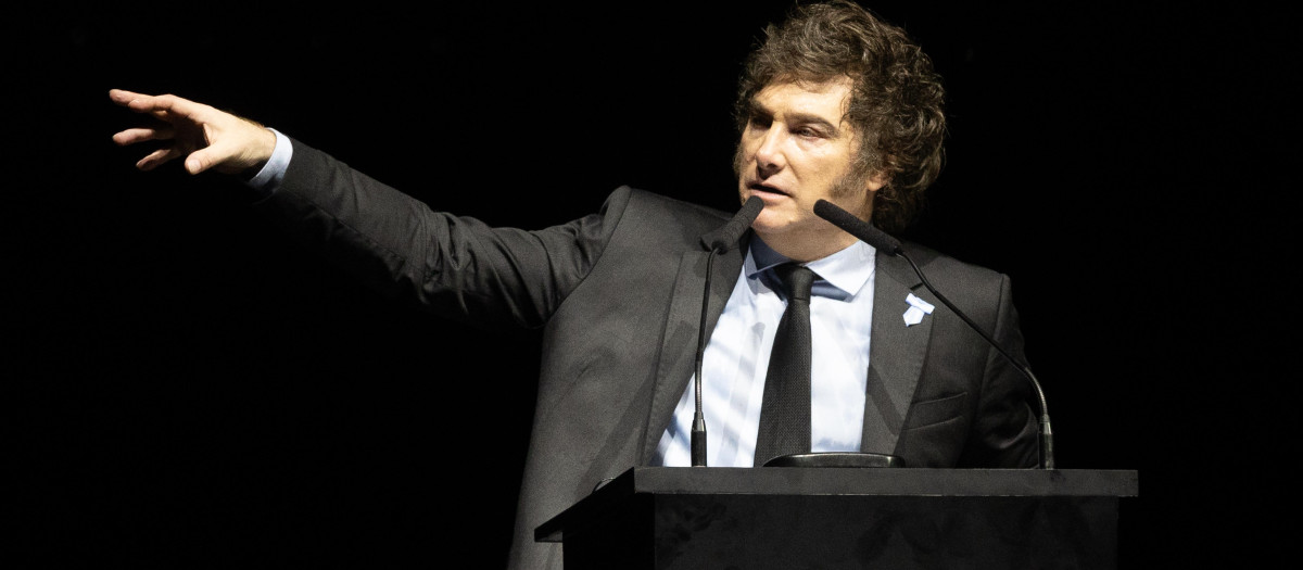 El presidente argentino, Javier Milei