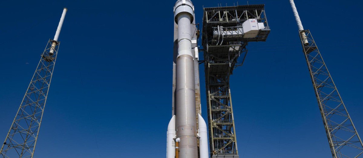 Fotografía cedida por United Launch Alliance (ULA) donde se muestra el cohete Atlas V con el Starliner de Boeing