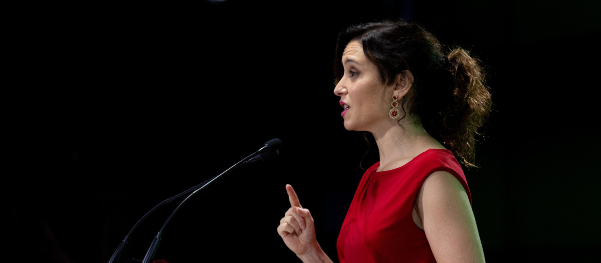 La presidenta de la Comunidad de Madrid, Isabel Díaz Ayuso