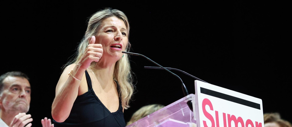 La líder de Sumar, Yolanda Díaz.