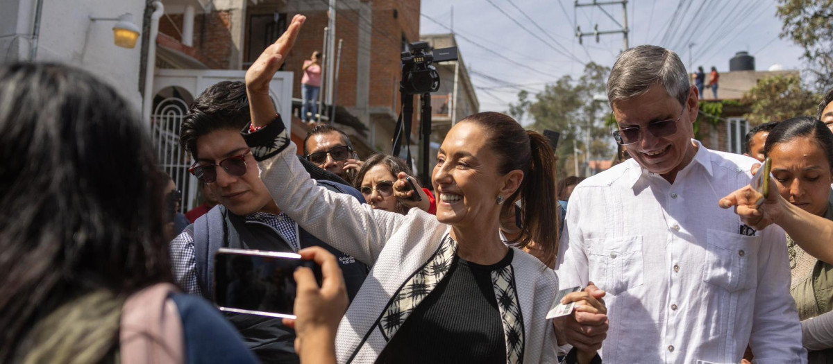 Claudia Sheinbaum y Jesús María Tarriba
