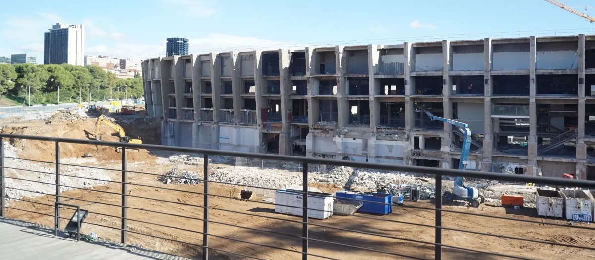 Obras en el Spotify Camp Nou
