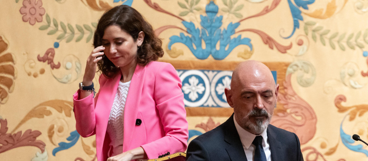 Isabel Díaz Ayuso y Joaquín Goyache