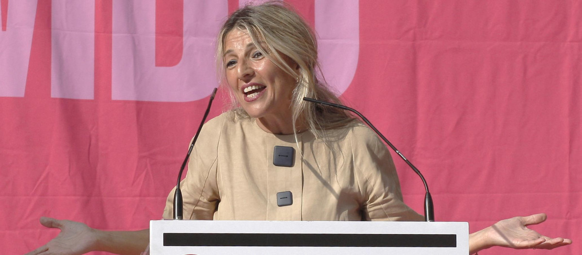 La vicepresidenta segunda y líder de Sumar, Yolanda Díaz