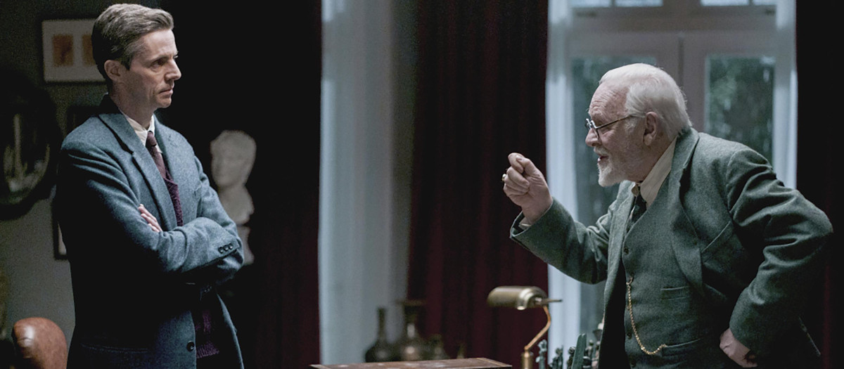 Anthony Hopkins protagoniza La última sesión de Freud junto a Matthew Goode