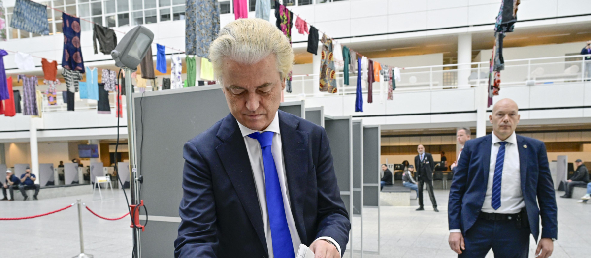 Geert Wilders, líder del Partido de la Libertad PVV de Países Bajos