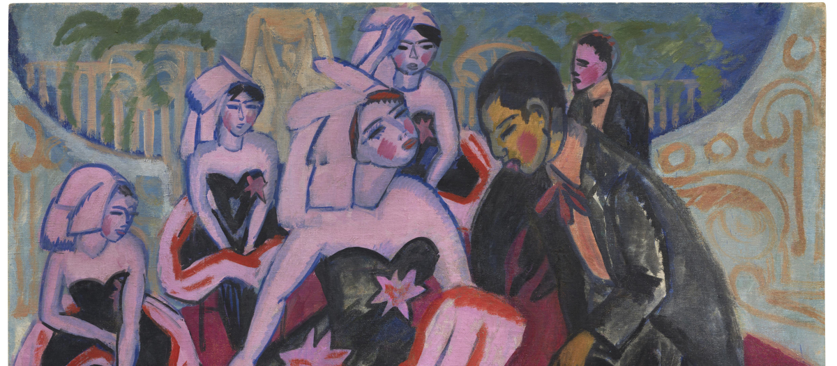 'Tanz im Varieté' (Danza en un teatro de variedades), de Ernst Ludwig Kirchner