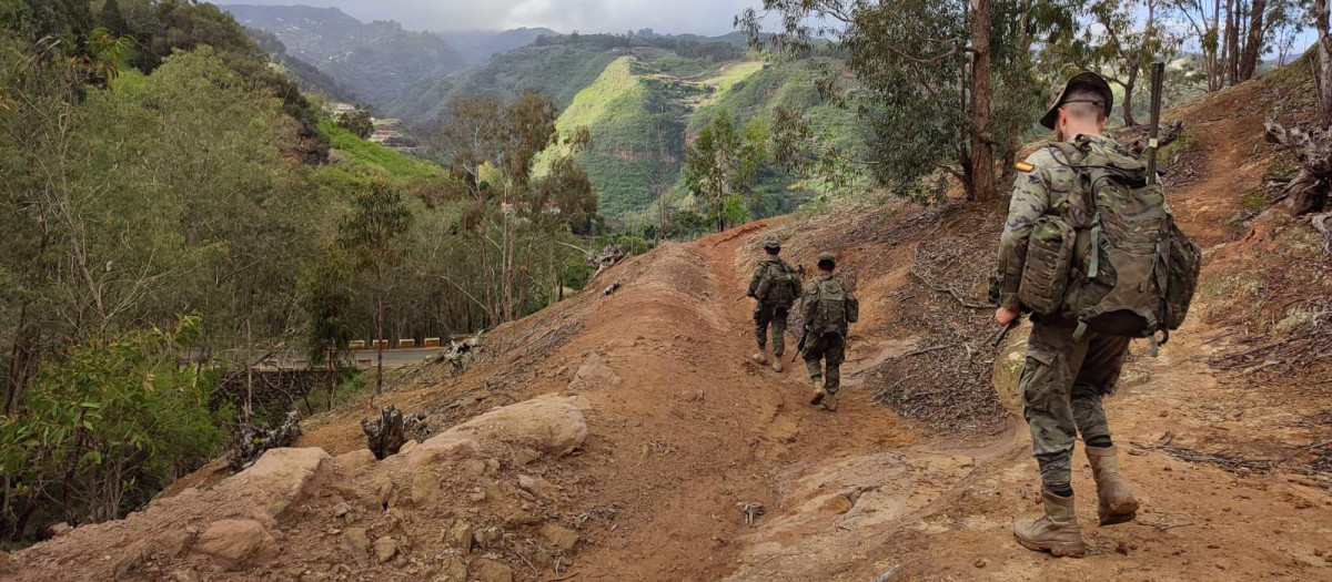 Patrulla de presencia, vigilancia y disuasión del Grupo Táctico Canarias