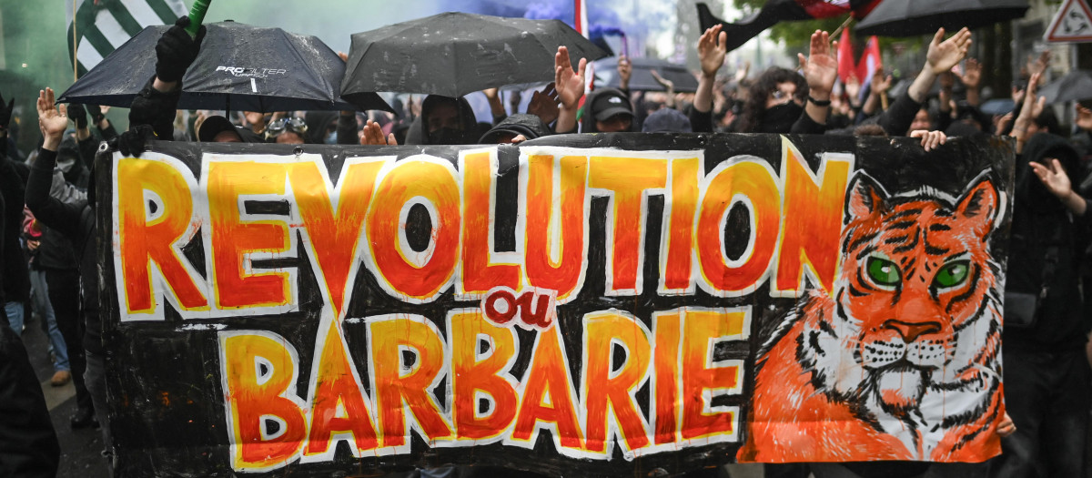 La izquierda se echó a las calles en Francia para reclamar la revolución tras el triunfo de Le Pen en las europeas