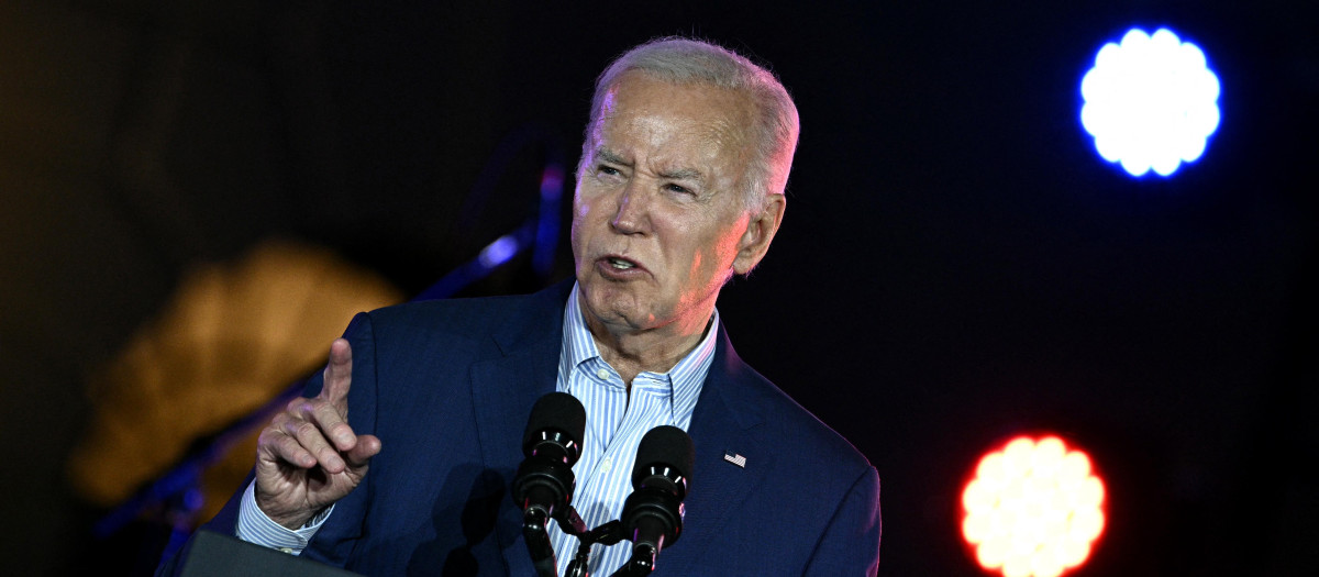 El presidente de Estados Unidos, Joe Biden, en la Casa Blanca en Washington, DC