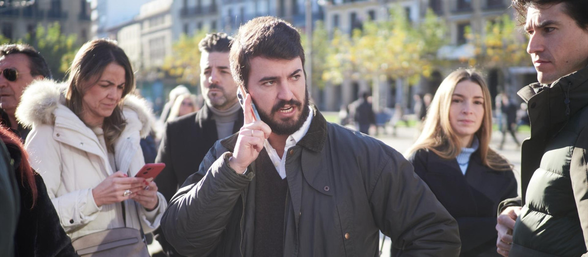 El vicepresidente de la Junta de Castilla y León, Juan García-Gallardo